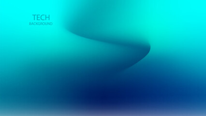 Motion line. Abstract background. Green Blue Colour Gradient. Monitor display tech wallpaper. Glowing and reflect neon lights. Future technology.