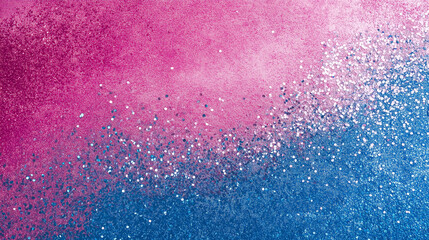 sparkles and glitter pink and baby blue background