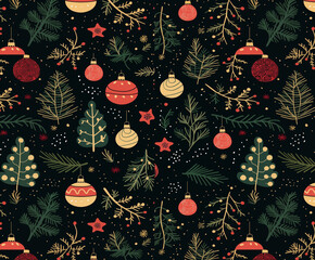 seamless christmas pattern