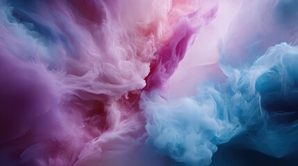 Fototapeta premium Abstract Cloudy Background in Vibrant Colors Blending Softly to Create Dreamy Atmosphere Perfect for Artistic and Emotional Projects