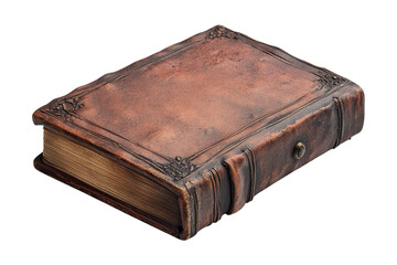 Antique leather bound book vintage collection home library classic atmosphere close-up knowledge preservation