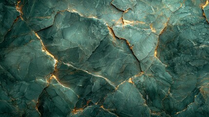 Obraz premium Shimmering Deep Green Marble Background