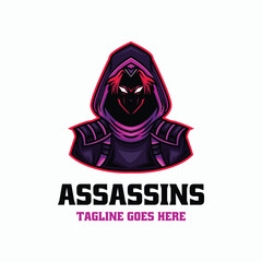 Assassins Mascot Cartoon Logo