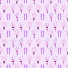 Fototapeta premium florals pattern with hand drawn design seamless pattern in modern and unique hand drawing design, background print for fabric, clothing, wrapping paper, cover, rug, homedecor