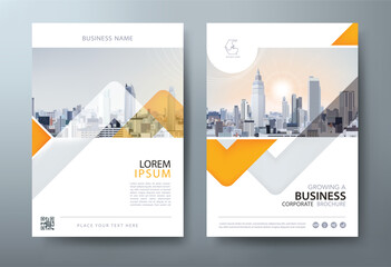 Annual report brochure flyer design, Leaflet presentation, book cover templates, layout in A4 size