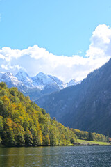 Fototapeta premium Königsee, Salet, Berchtesgardener Alpen
