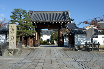 Fototapeta premium 聖護院 山門 京都市左京区