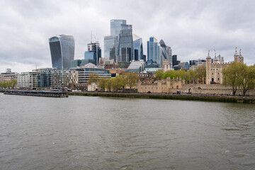 His Majesty's Royal Palace and Fortress of the Tower of London, or The Tower of London, historic castle on the north bank of the River Thames in central London, England