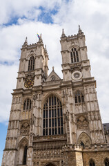 Fototapeta premium Westminster Abbey, Collegiate church in London, England, Anglican church in the City of Westminster, London, England