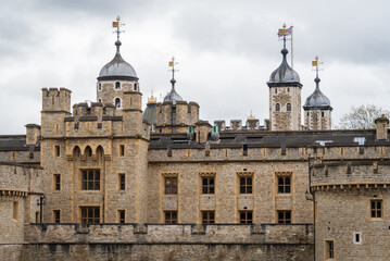 His Majesty's Royal Palace and Fortress of the Tower of London, or The Tower of London, historic castle on the north bank of the River Thames in central London, England
