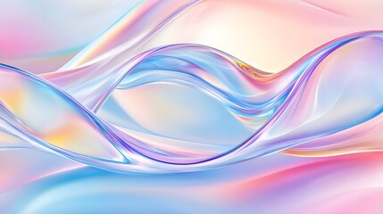 Pastel Flowing Abstract Waves