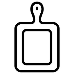 Obraz premium Chopping board Line Icon