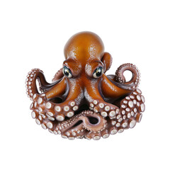 Fototapeta premium Detailed Close-up of a Common Octopus (Octopus vulgaris)