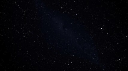 Obraz premium Night sky filled with sparkling stars on a dark background, black, universe