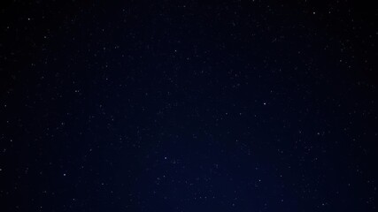 Night sky filled with sparkling stars on a dark black background, space, serene