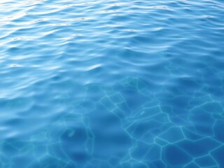 Obraz premium Shimmering water surface with gentle ripples reflecting sunlight, purity, crystal clear