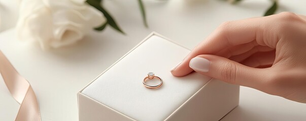 Obraz premium E-commerce jewelry platform with AR try-on options, gift guides, and interactive collections, jewelry e-commerce UX, elegant engagement