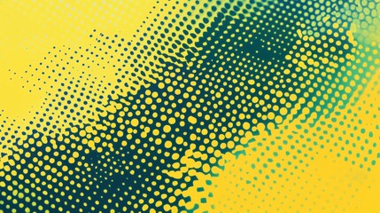 abstract yellow and blue background texture with grunge halftone pattern.