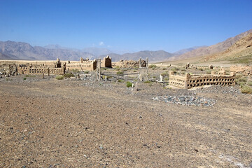 Old Graveyard in Murghab in the Pamir Mountains of Gorno-Badakhshan region in Tajikistan