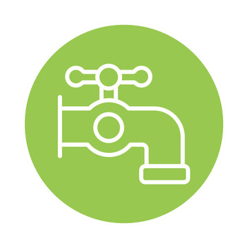 recommend clip art: Water Tap Vector Circle Outline Icon . Eps 10 file