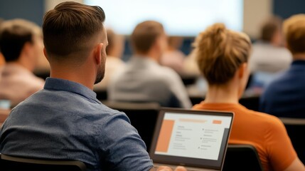 Virtual conference platform website offering interactive session scheduling, live QA tools, and chat integration, conference UX, seamless events