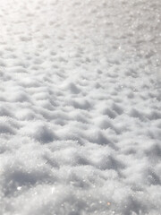 Obraz premium Winter abstract vertical white background with frozen sparcle snow texture