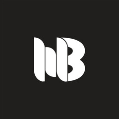 Fototapeta premium Letter MB logo design unique creative icon elegant vector monogram design