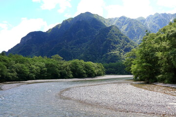 Japan, Nagano Prefecture, Matsumoto City, Kamikochi, hiking trail