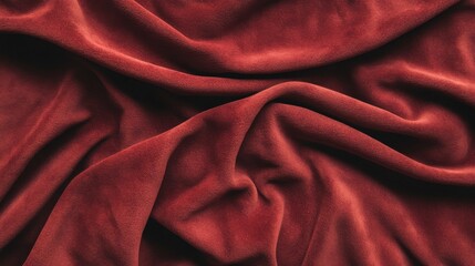 deep red suede texture, seamless background, smooth surface, high detail, soft touch, rich tones, minimalistic