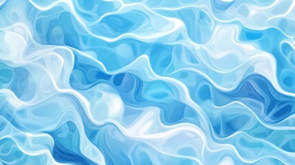 Obraz premium smooth blue water texture, gentle waves, swimming lane vibe, aquatic sports background, seamless surface, cool tones, refreshing atmosphere
