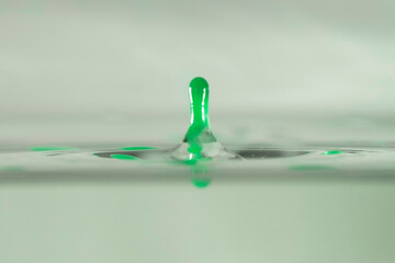 farbe tropfen wasser grün