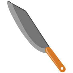 basic kitchen knife. stylish kitchen knife vector art