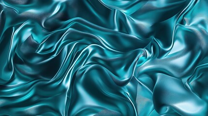 Obraz premium Abstract Network in Aqua Tones.