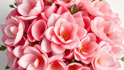 Fototapeta premium Delicate Artificial Petals in Floral Arrangement, petal art, delicate petals, subtle beauty, soft colors