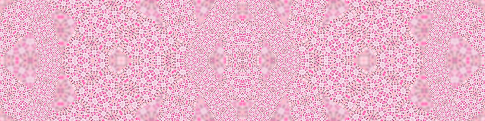 Obraz premium seamless pattern banner. Abstract symmetrical pattern. Abstract texture