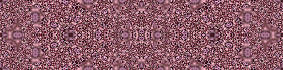Fototapeta premium seamless pattern banner. Abstract symmetrical pattern. Abstract texture