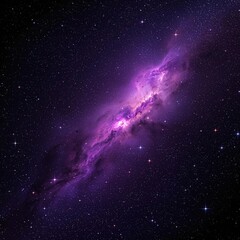 Obraz premium Purple nebula within a breathtaking starry cosmic scene, nebulas, space photography, purple nebula