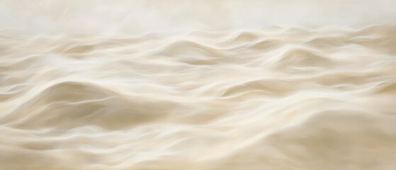 Obraz premium Soft, flowing waves create a serene, abstract seascape.