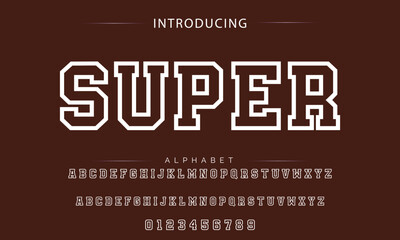 Sport Modern Future bold Alphabet Font Logo. Typography urban italic style fonts technology, sport, movie brand and logos. vector illustration