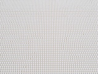 Small white cubes are carefully arranged to create a visually appealing pattern on the background, clean lines., modern home decor, geometric patterns