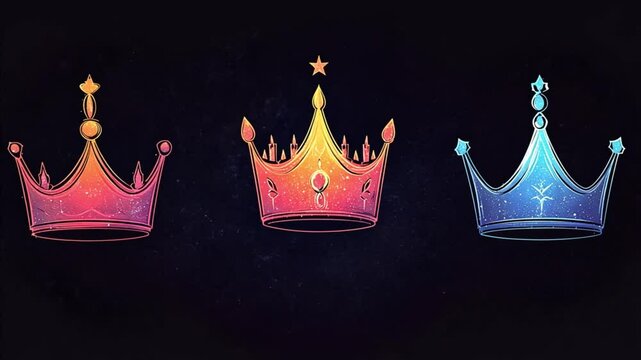crown on sky