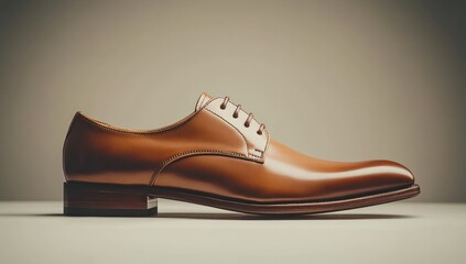 Brown Leather Oxford Shoe