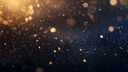 Fototapeta premium Abstract Gold And Blue Sparkle Background