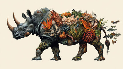 Fototapeta premium The Most Remarkable Animal Shapes Across Continents.
