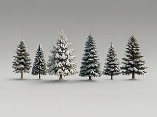 Obraz premium snow covered fir tree