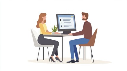 Business Meeting Illustration