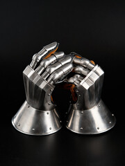 Medieval Knight King Armor Gauntlets Gloves Battle Medieval Crusades Protection