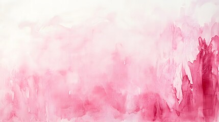 Fototapeta premium Abstract Pink Watercolor Wash Painting Texture
