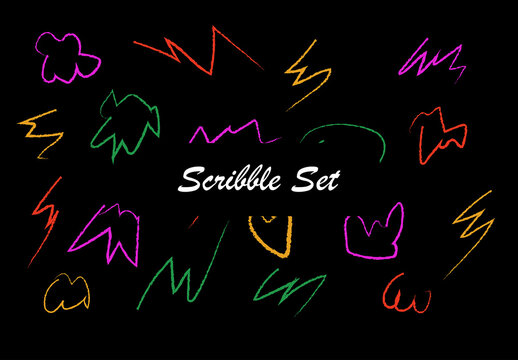 Set of Vector Arrows Pointers and Hand drawn Elements