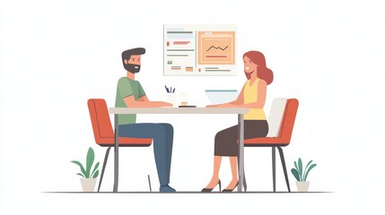 Business Meeting Illustration